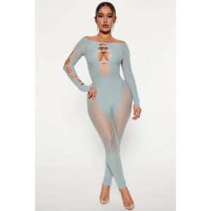 Fashionnova Sierra Seamless Jumpsuit - Sage